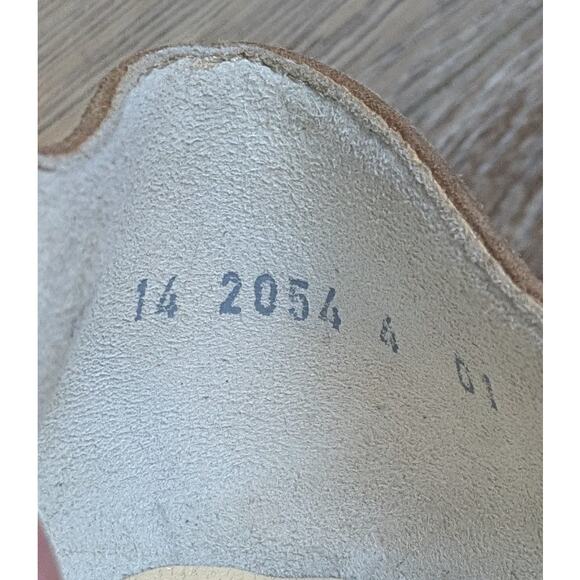 NEW Paul Green 3" Heels 6.5 Beige Suede Leather Ankle Strap Pointed Toe Elegant - Picture 10 of 11